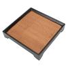 Non Slip Square Serving Tray Solid Wood Dessert Serving Tray Multifunctional Tray  For Coffee Table