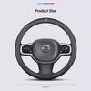 msbn8 Car Leather Non-slip Steering Wheel Cover For Volvo V60 V40 XC90 S60 C30 XC60 V50 V70 Olestar AWD XC40 Auto Interior Accessories