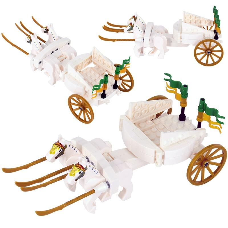 Military-Style Superior-Grade Moc First-Class Middle Ages War-Horse High-Standard Chariot Premium-Quality War Top-Grade Elephant High-Standard