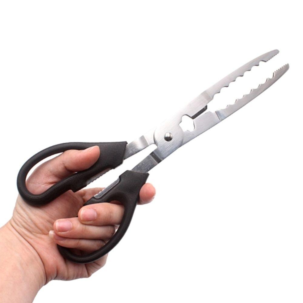 Catch Fish Fish Crab Grabbing Clamp Stainless Steel Fishing Tongs Gripper  Fishing Tool