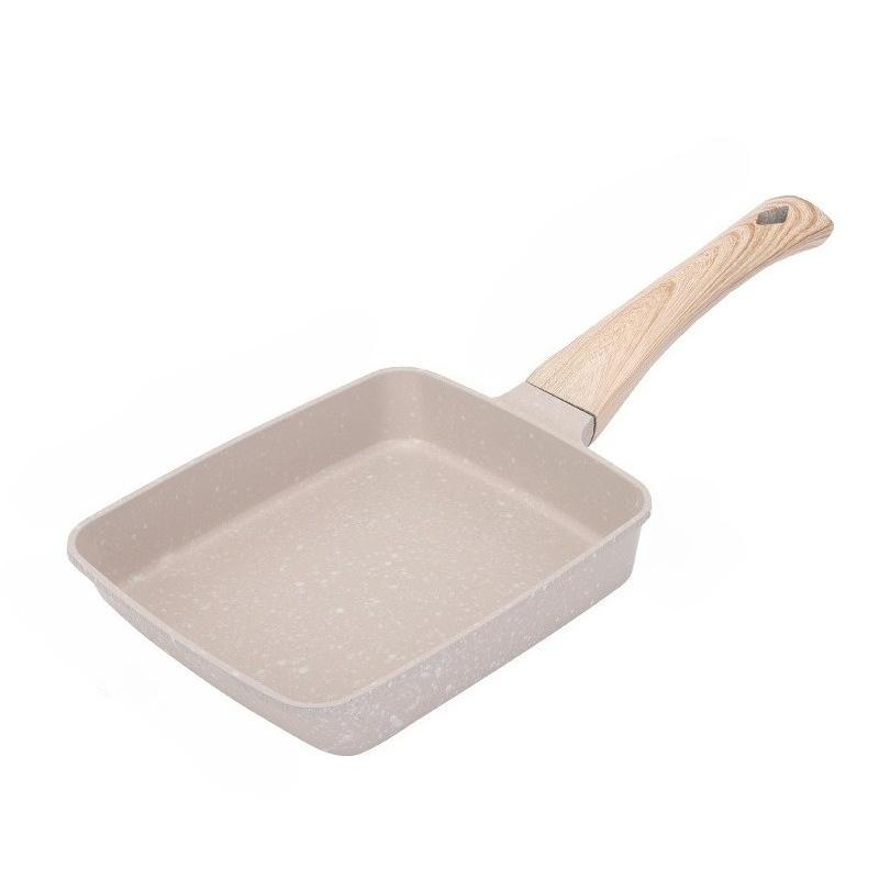 1Pc Tamakiyaki Frying Pan Maifanshi Pan Non-stick Pan Omelette Pan Steak Tamakiyaki Pan Square Pan