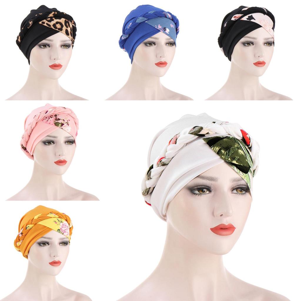 Polyester Leopard Print Headscarf For Women Stylish Comfortable Fashion Accessory