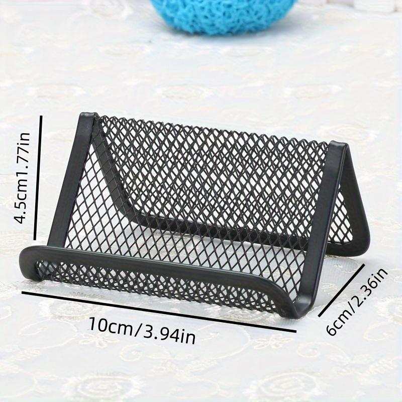 1 Durable Metal Wire Business Card Holder, Desktop Storage and Organizing Phone Holder, Office Supplies and Accessories