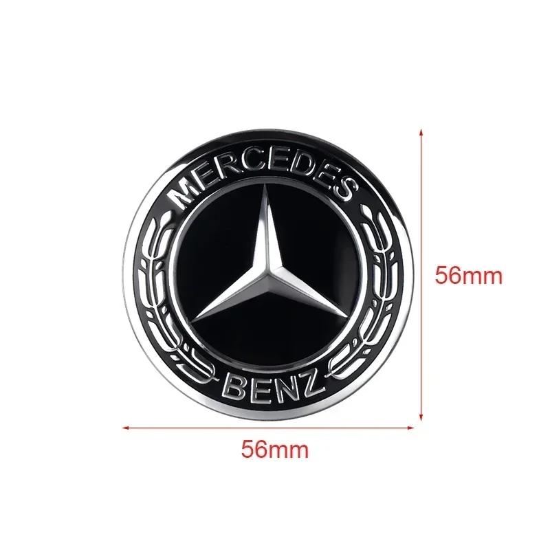 Autosticker Voor Mercedes Benz 4 Stuks Auto Styling Wielnaafdop Stickers Auto Opknap Accessoires voor Mercedes Benz Amg W203 W176 W22