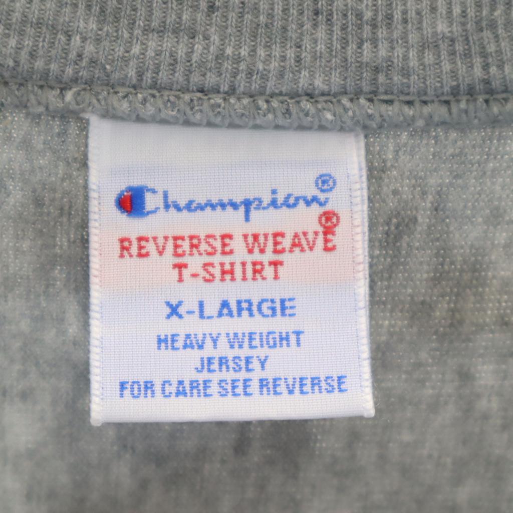 Champion Short Sleeve Reverse Weave Heavyweight T-shirt XL Gray Men's Used