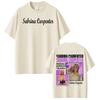 Hot Selling Sabrina Carpenter Tour World Poster Print Tshirt Men Women Loose Casual Oversized Top Soft Cotton Summer New Tee