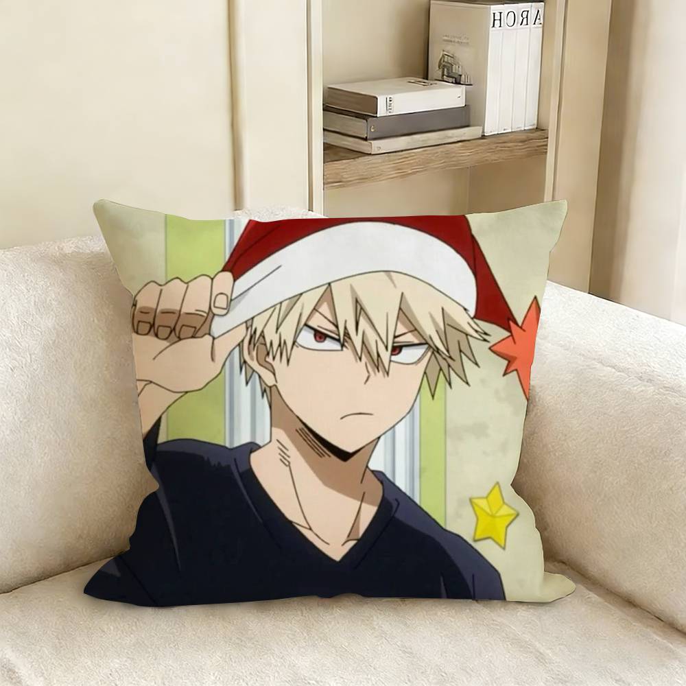 BBakugo AAnime KKatsuki Various Sizes Square Pillow Case For Car Home Bedchamber Decor