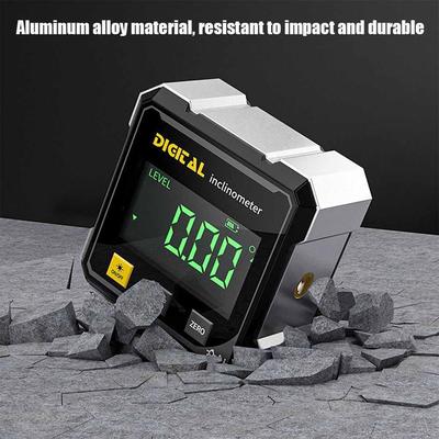Digital Electronic Level Digital 360° Angle Fnder 4-sided Magnetic Inclinometer Protractor Precision Level Box Woodworking Tools