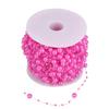 60m Roll Pearl Wire Beads 3mm+8mm Plastic Beads Pearl Garland String Pearl Bead String Christmas Tree Decoration