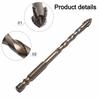 3pcs Precision Drill Bits Set Designed for Glass and Ceramic Tiles