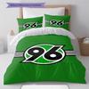 Hannover 96 Pattern Bedding Set Quilt Cover Pillowcase Home Decor Gift (1 * duvet cover + 2 * pillowcase, without core)