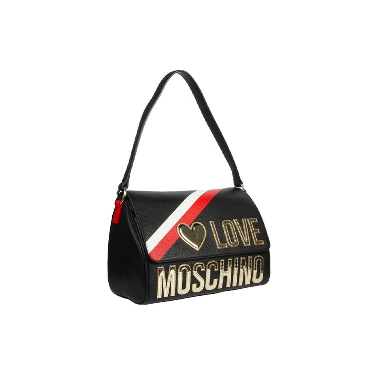 New MOSCHINO Leather Crossbody Bag, Shoulder Bag Women's Black JC4283PP0AKP100A