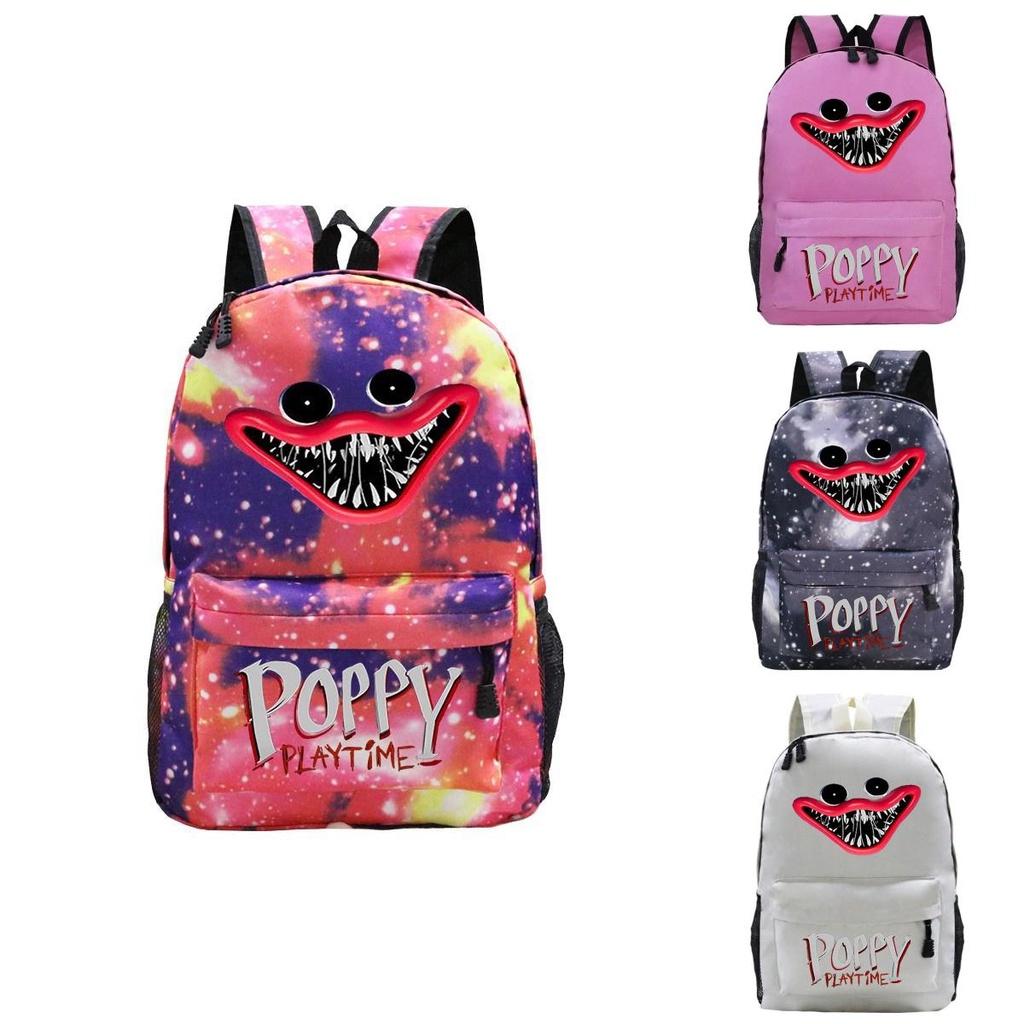 Trendy Poppy Playtime Backpack With Padded Laptop Pocket For Students And Travelers
