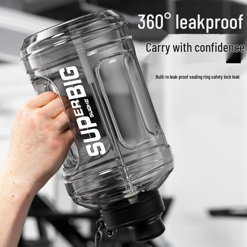 Durable Large-Capacity Sports Water Bottle – Anti-Fall, Wear-Resistant, Portable for Men & Women