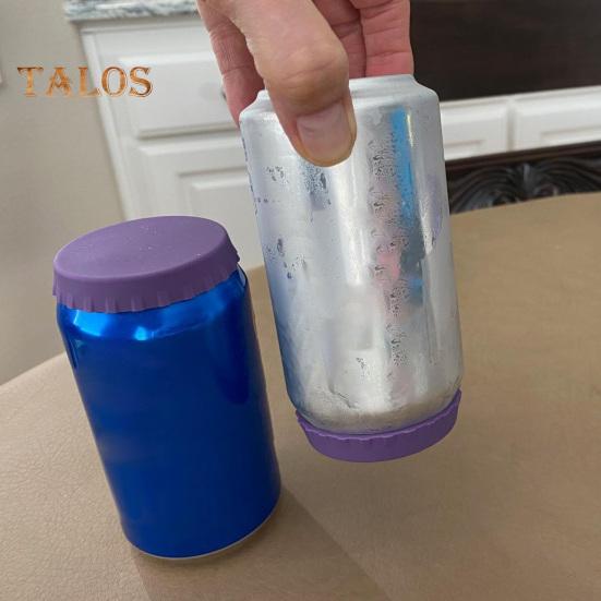 6Pcs Can Stopper Good Sealing Multifunctional Washable Practical Silicone Beer Can Stopper Bar Accessories
