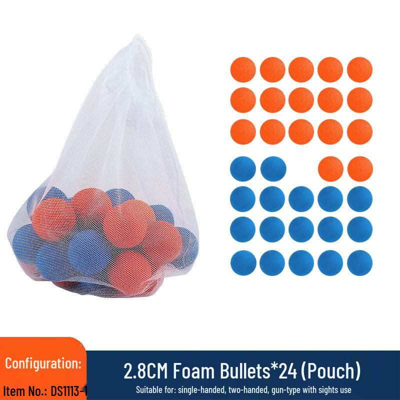 

Аэродинамический пистолет с мягкими пулями из ЭВА и безопасной мишенью для уличной CS-битвы между родителями и детьми - детская игрушка 5.0