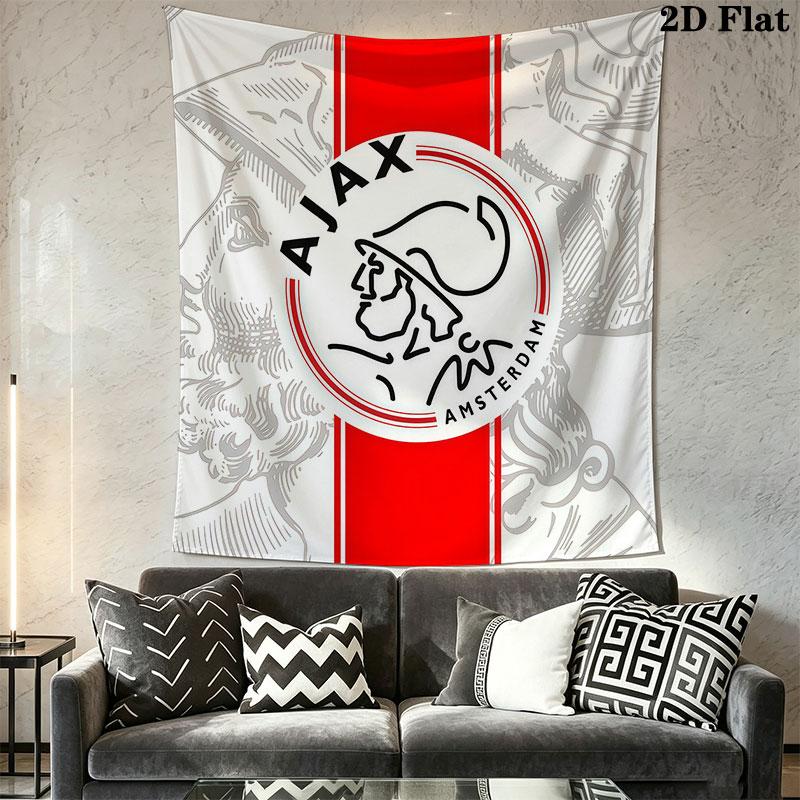 AFC Ajax Poster (2) Wall Hanging Printed Fabric Blanket Decorative Tapestries for Bedroom Living Room Home Decor