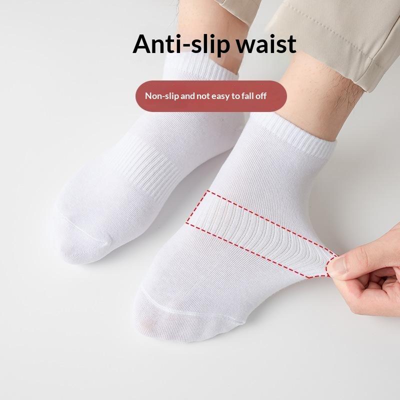 1Pair Solid Color Breathable Cotton Socks Casual Sport Trendy Fashion Short/Mid-Length/Long-Length Socks