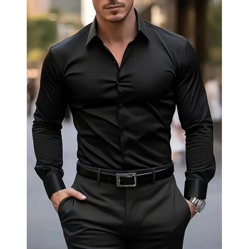 Men's Elegant 3D Printed Long Sleeve Shirts Turn Down Collar Party Casual Camisas Hombre Plus Size Streetwear Fashion Blouse