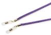 Pearl Glasses Made in Purple Cord, Edo-style cord, Japan, 69cm, `4957745611915