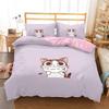 Chi'S Sweet Home Cat Duvet Cover Set , Girl Cute Cat Duvet Cover Bedding Set Comforter Cover For Boys Girls Children Teens Room
