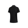 Li Ning Einfarbiges Poloshirt Damen Tops Schwarz APLT080-5