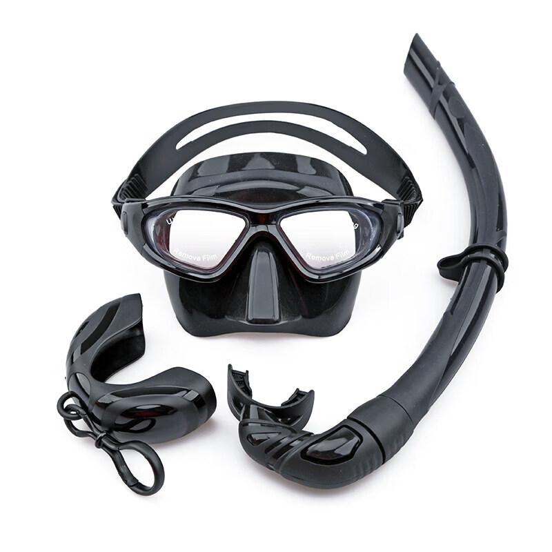 HOTDIVE HD Anti-Fog Diving Mask & Snorkel Set