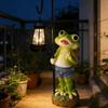 Solar-Powered Cute Frog Garden Lamp: Outdoor Decor for Courtyard, Balcony, Terrace, and Landscaping
