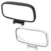 Black / White ABS Wide Side Rear Mirror Blind Spot Mirror Adjustable Blind Spot Mirror