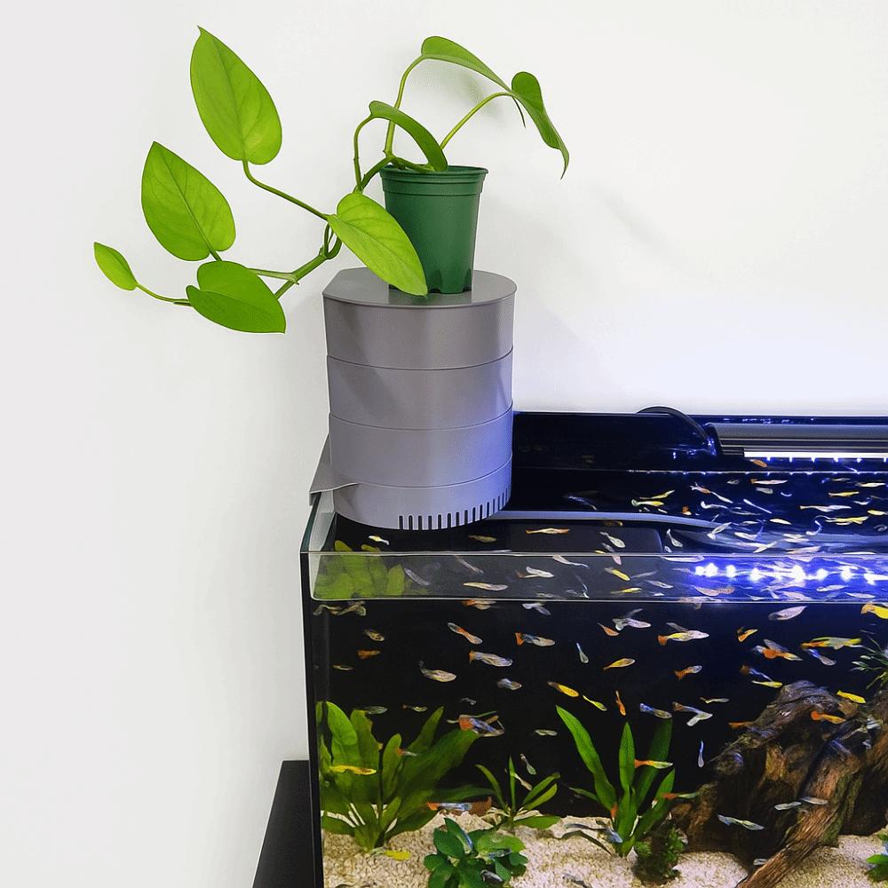 Plastic Aquarium Waterfall Filter Wall Mounted Silent Water Purification Circulation Filter External Aquarium Water Purifier