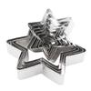 10 PCS Food-Grade Stainless Steel Star Theme Christmas Cookie Cutter Baking Gift