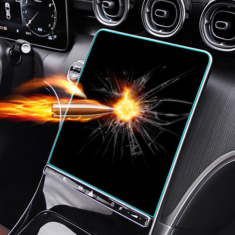 Car GPS Navigation Dash Board Screen Tempered Glass Protective Film 11.9inch+12.3inches For Mercedes Benz C-Class W206