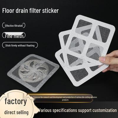 Disposable Anti-Hair & Insect Mesh Drain Sticker for Shower, Kitchen & Bathroom