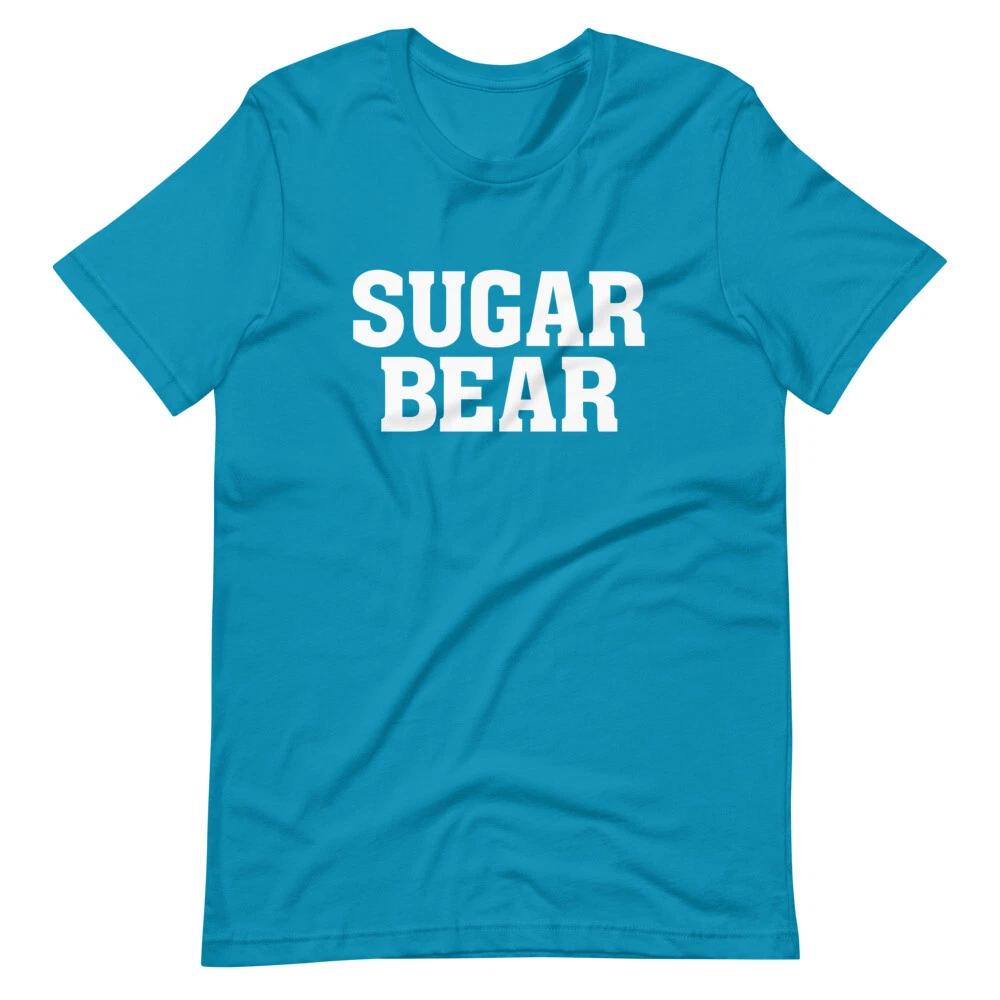 SUGAR BEAR Cereal Shirt Crisp Blue Tee Shirt Short-Sleeve Unisex T-Shirt XXXL