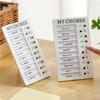 Kids Daily Routine Chart For Children Daily Chore Chart Educational Visual Schedule Board 12x20cm for Task Management