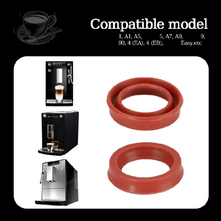 Pack of 10 Lip Seal Coffee Maker Seal Coffee Machine Part Suitable for Coffee Machines Provide Sealing and Durability