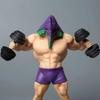Big muscle tyrant, fitness, muscle, first machine, brave 93 Niu Niu, dumbbells, luminous, doll boxed hand