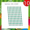 Green Football-themed Birthday Party Tableware Set - Disposable Paper Plates, Cups, Knives, Forks, Spoons and Straws