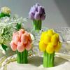 Mucegai din silicon pentru buchet de lalele 3D, bricolaj, flori, lumânări cu aromă, forme pentru ornamente din ipsos, cadou lucrat manual, consumabile pentru lumânări de săpun