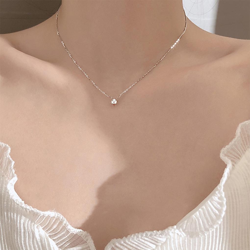 Necklace Chains Trendy Jewelry with Rhinestones Universal Gold Silver Hanging Pendants Choker Necklaces for Valentines Day