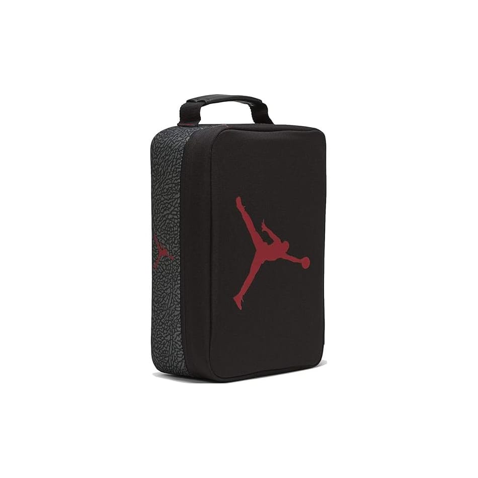 Jordan Pu Shoe Box Bag, Handbag Unisex Black JD2113042AD-002