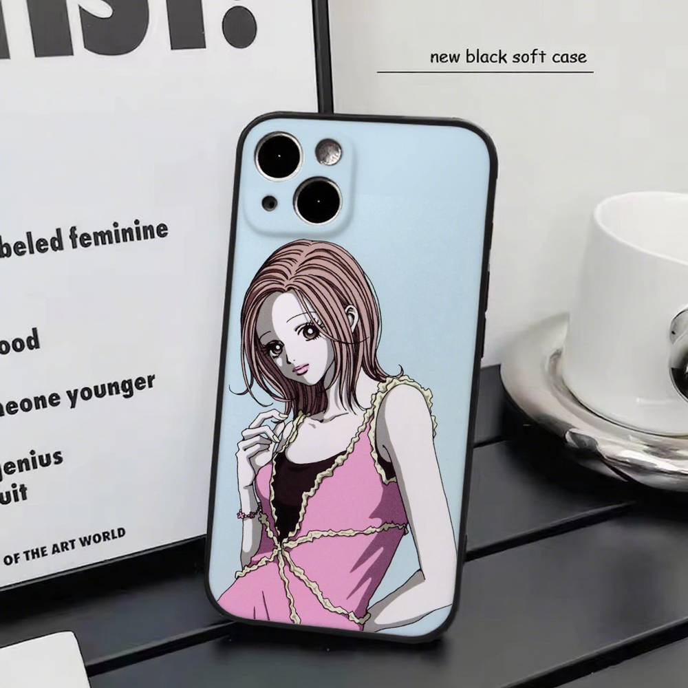 Cute Anime Girl K-Komatsu N-Nana Phone Case Silicone Soft For IPhone 17 Air 16 15 14 13 12 11 Plus Pro Max Plus