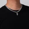 Metal Skull Pendant Necklace Dark Style European and American High Street Men's Necklace Ins Chinese-style Design with a Modern Twist