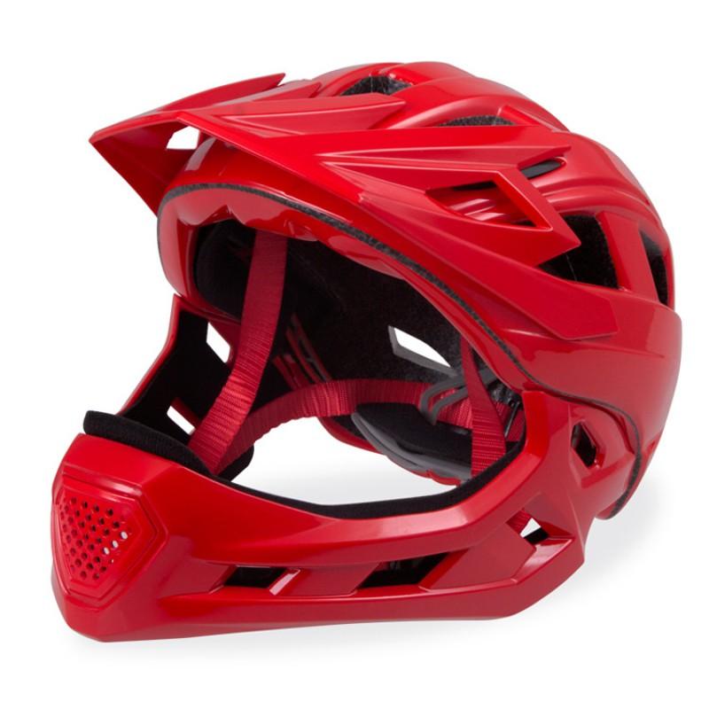 Kids Full Face Helmet Balance Bike Scooter Cycling With Detachable Chin Guard Safety Gear Boys Girls Ages 3-8