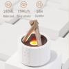 Bonfire Aromatherapy Esenciální olejový difuzér Dálkové ovládání USB ultrazvukový zvlhčovač vzduchu s plamennou lampou Domácí aroma difuzor