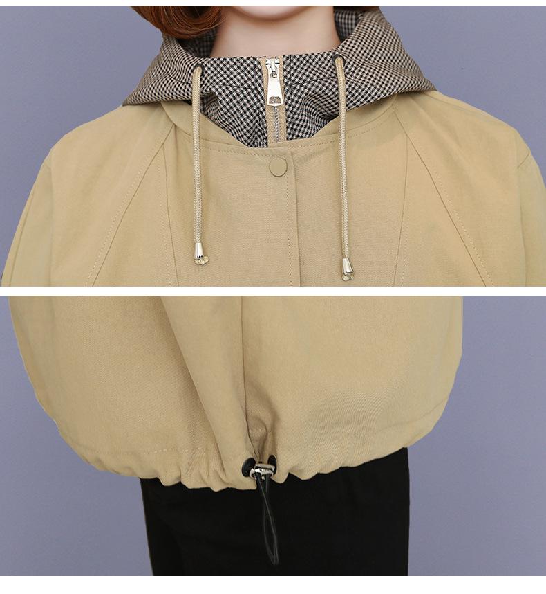 Large Size Women's Casual Windbreaker - Thick Jacket for Spring, Autumn, and Winter, 2024 New Trend