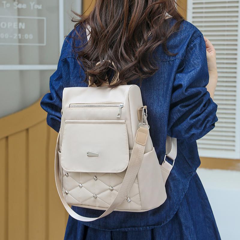 Multi-Functional Backpack Women's Large Capacity Anti-Splashing Anti-Theft Backpack Shoulder Bag