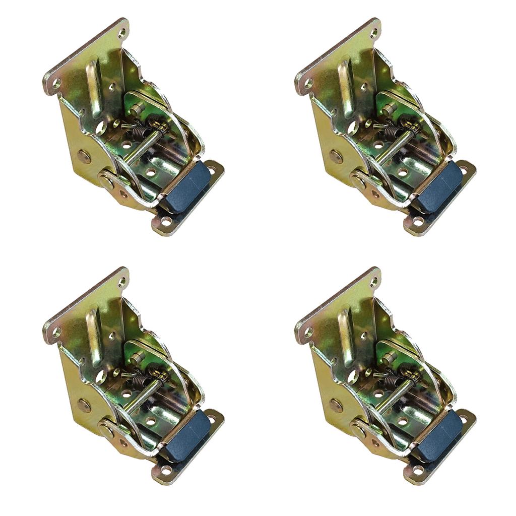 

4 Pcs Self-locking Hinge Folding Table Extension Support Bracket Furniture Hardware for Tables Workbench Chair Beds 1 жовтий