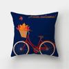 Autumn Landscape Printing Pillowcase Maple Leaf Tree Plant Sofa Cushion Cover Office Car Creative Decoration Home