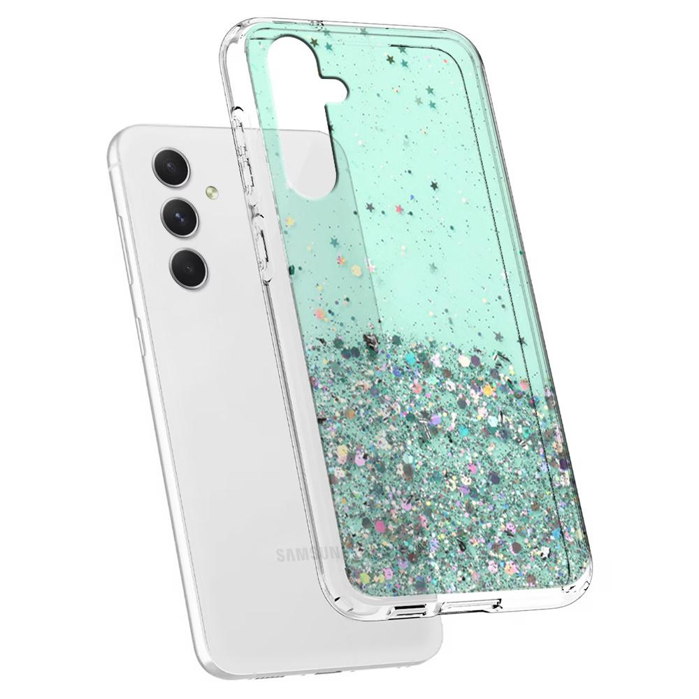 Samsung Galaxy A54 5G Hülle, Glitzernd, Grün